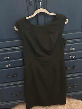 The Limited Black Cap-Sleeve Sheath Dress